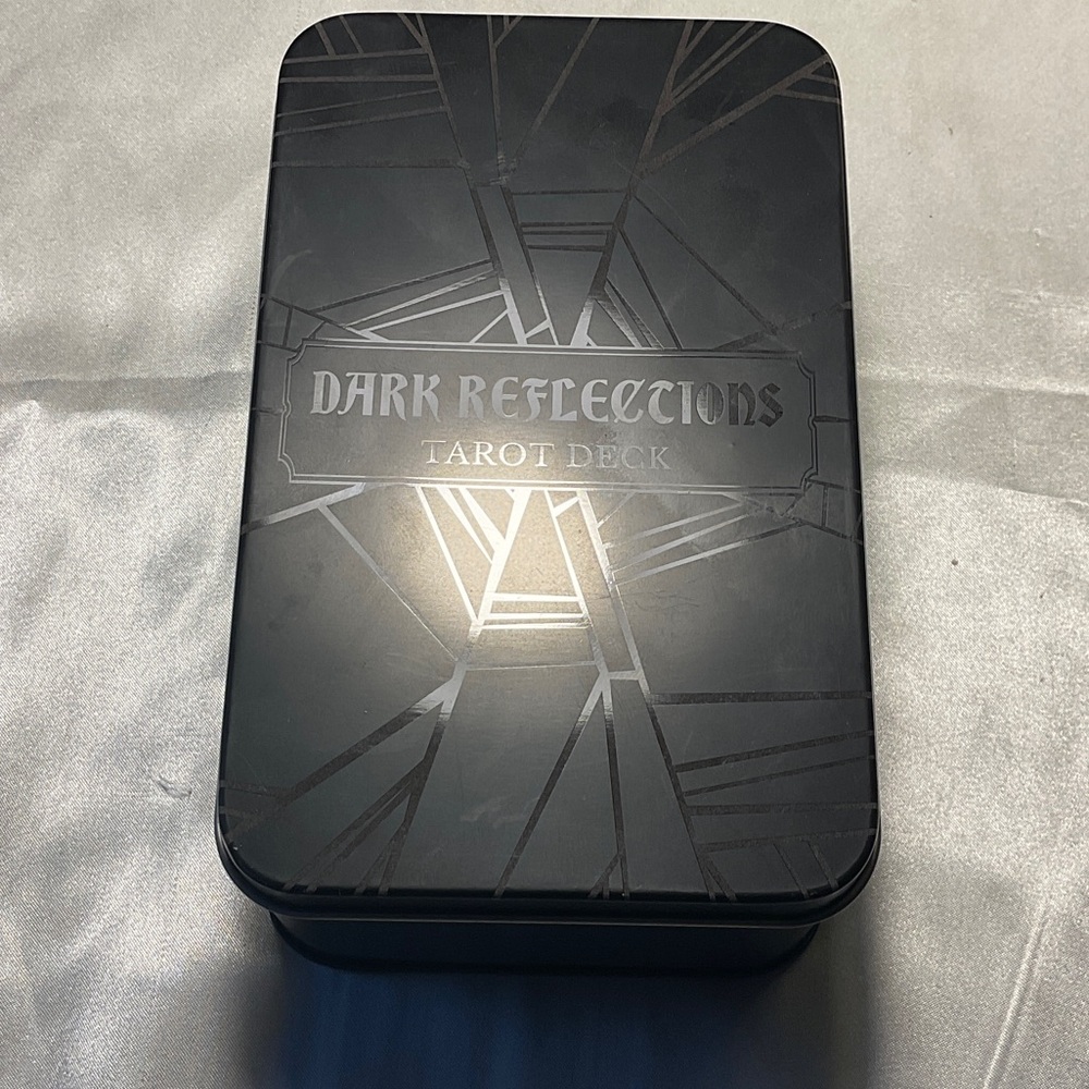 Dark Reflections Tarot Deck in Black Tin